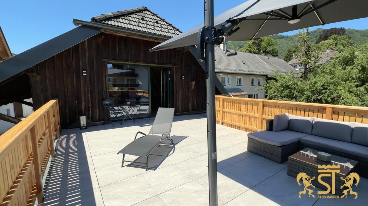 Chalet Muensterstadl Altmuenster Bagian luar foto